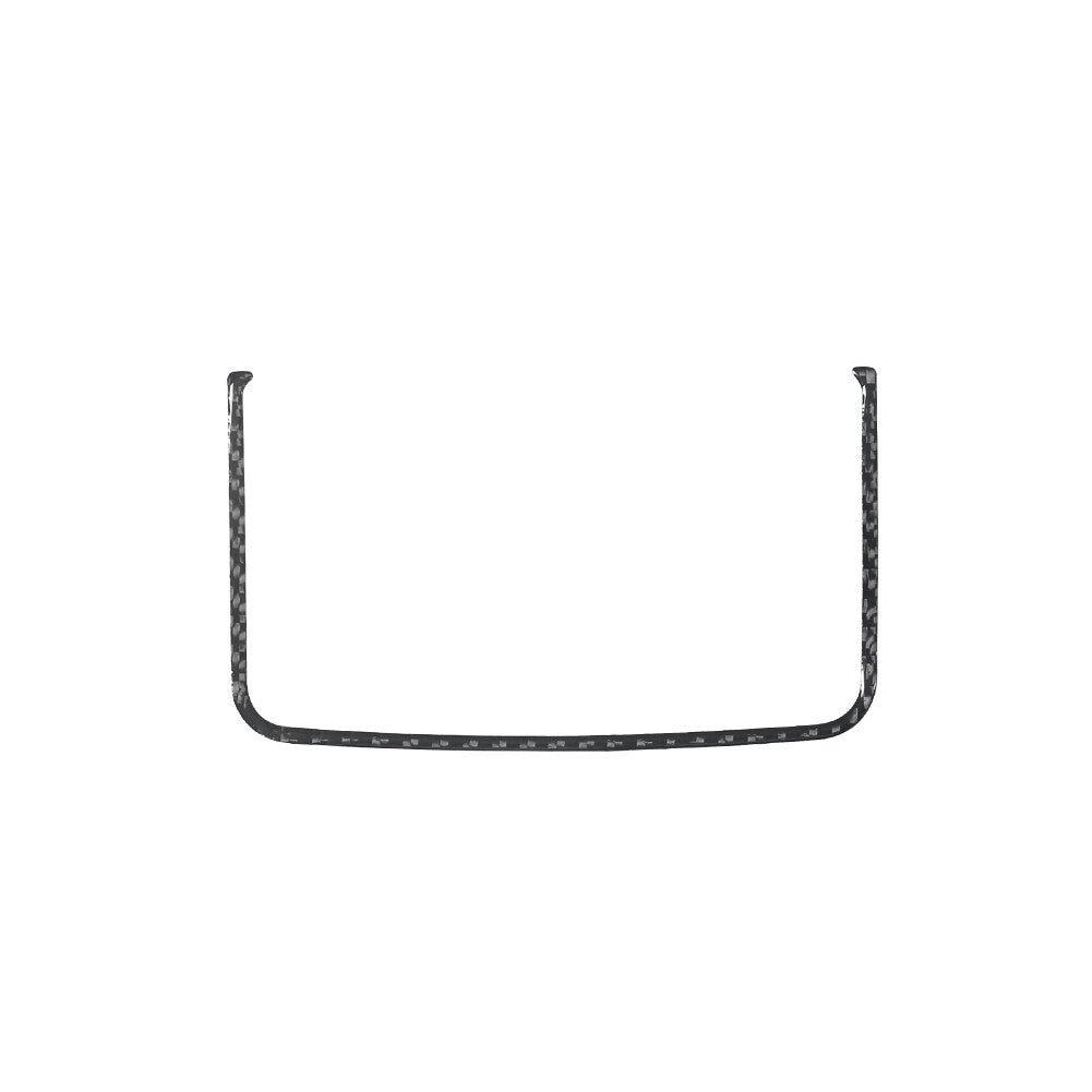 Carbon Fiber Rear Center Cupholder Strip Cover Trim for Hyundai Azera 2006-2011