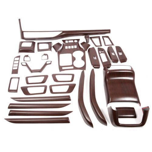Matte Wood Grain 14-2019 for Toyota Highlander Trim Interior Full Set Decoration