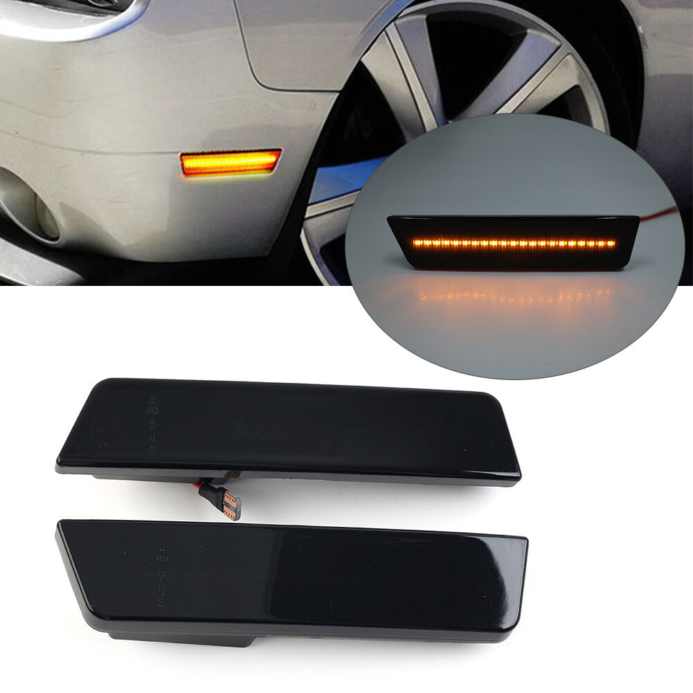 LED Front Side Marker Lights for Dodge for Challenger 2008-14 Charger 2011-14 12