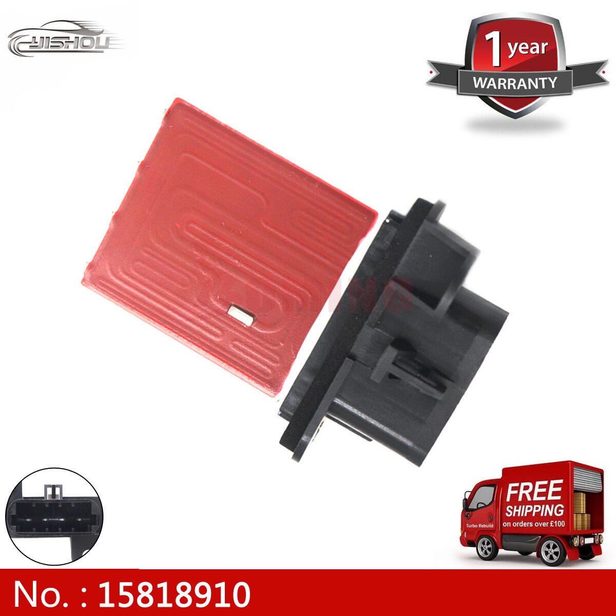 15818910 Hair dryer motor resistor suitable for Chevrolet HHR Cobalt G5 2005-2010 new