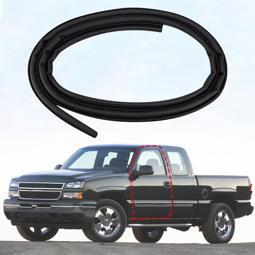 Fit 99-06 for Chevy Silverado Pickup LH or RH Front Door Rubber Weatherstrip Seal