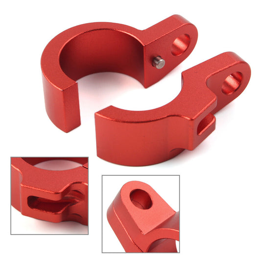 Front Brake Hose Clamp Line Holder for HONDA CR80R CR85R CR125R CR250R Red