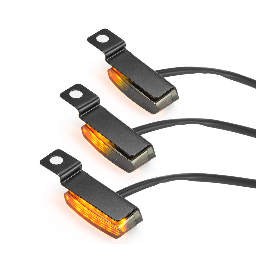 for Harley Davidson 2Pcs for Mini Motorcycle LED Turn Signal Blinker Handlebar Light