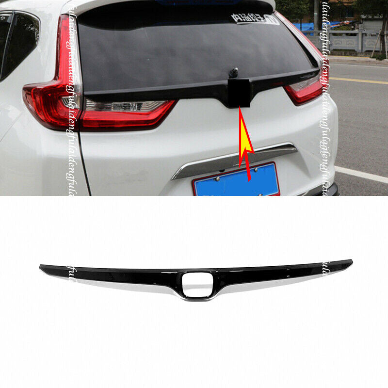 for Honda CR-V 2017-22 Piano Black ABS Rear Trunk Lid Upper Strip Cover Trim 1x