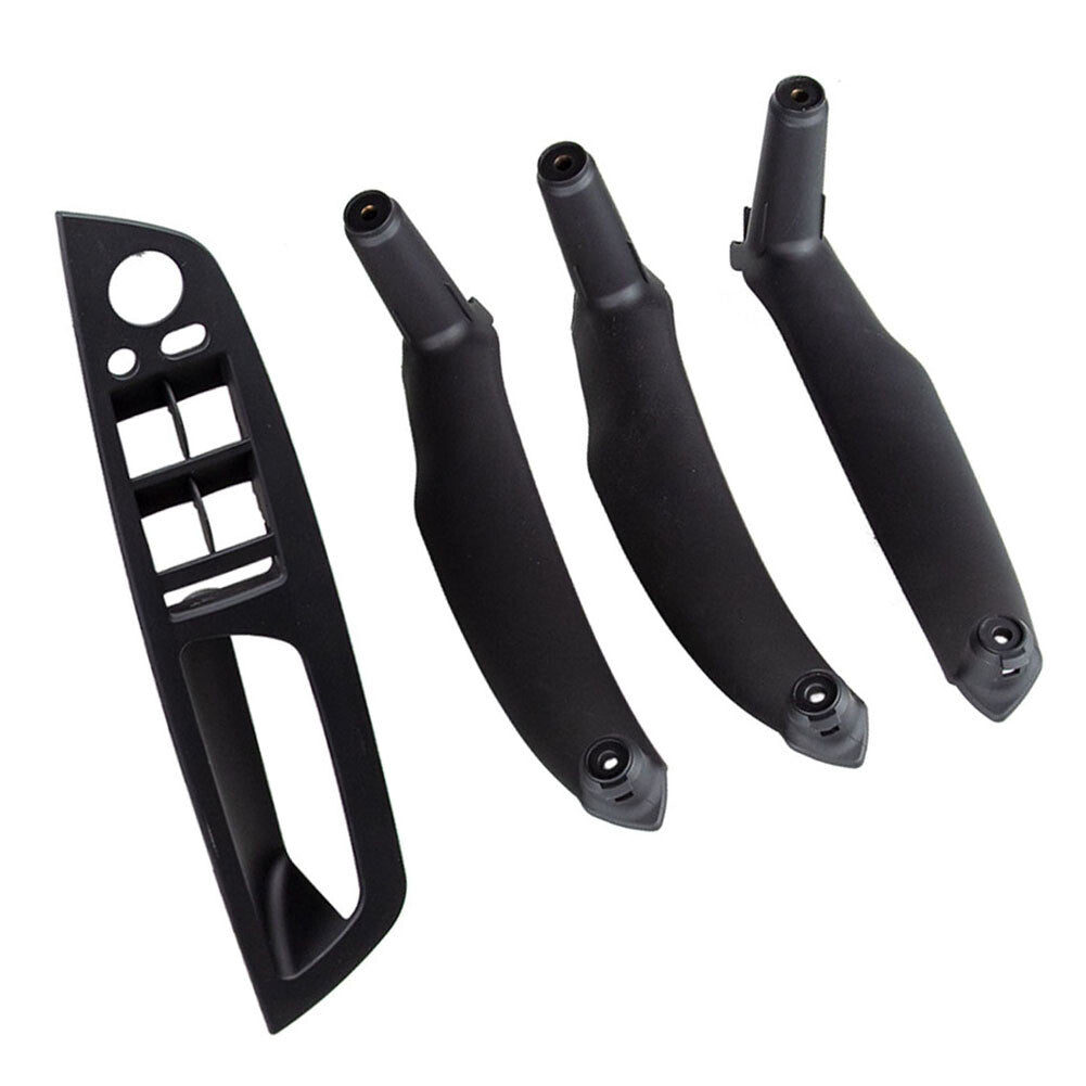 4x Inner Interior Door Pull Handle Trim Cover for BMW X5 E70 X6 E71 E72 LHD