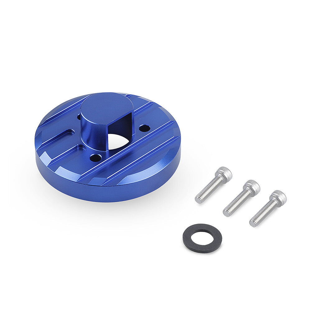 Blue aluminum antenna mount for Jeep for Wrangler 2007 - 2018 JK JKU JLU Gladiator