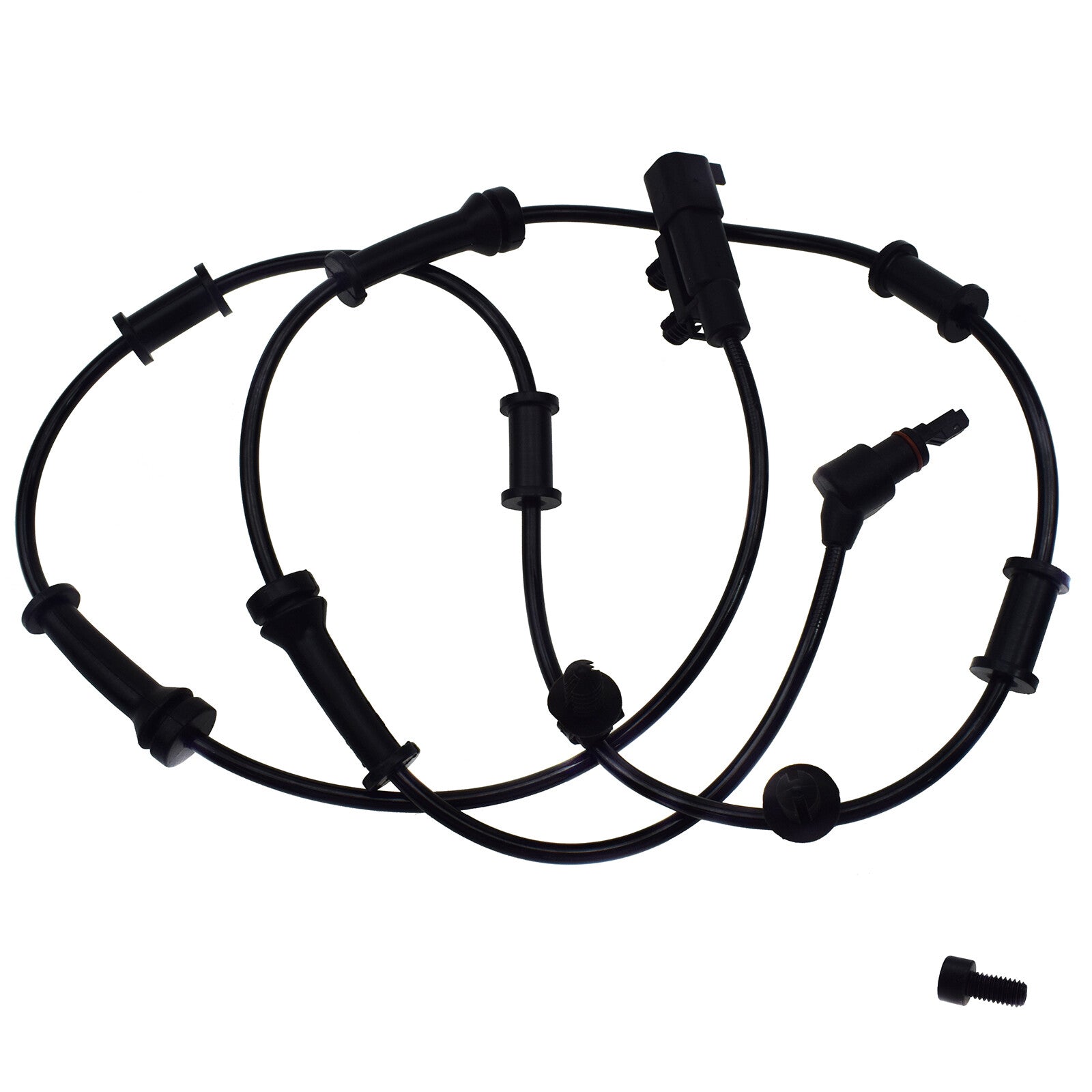 2-Piece Front ABS Wheel Speed Sensor for 2007-2017 for Jeep for Wrangler JK - Original Equipment Manufacturer 68003281AC