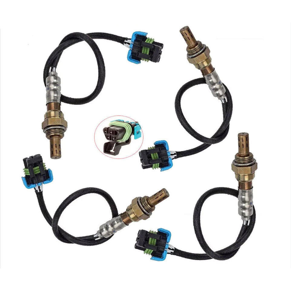 4X Oxygen Sensor for Buick Enclave for Chevrolet Traverse for GMC Acadia 2009-2011 3.6L