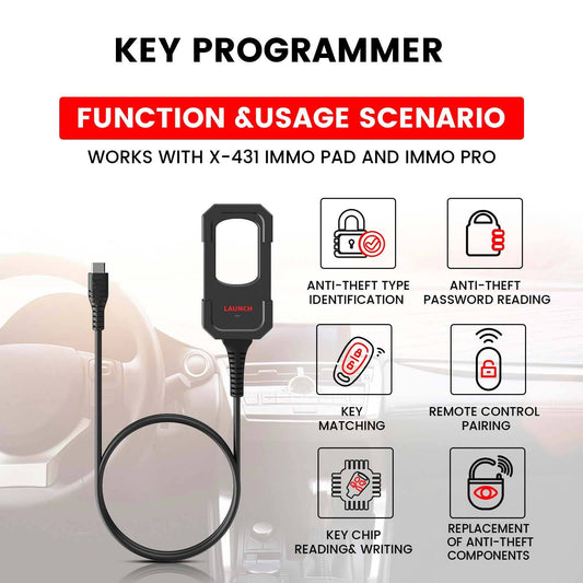 Launch X431 Key Progarmmer Used with X431 IMMO ELITE, X431 IMMO PLUS Key Progarm
