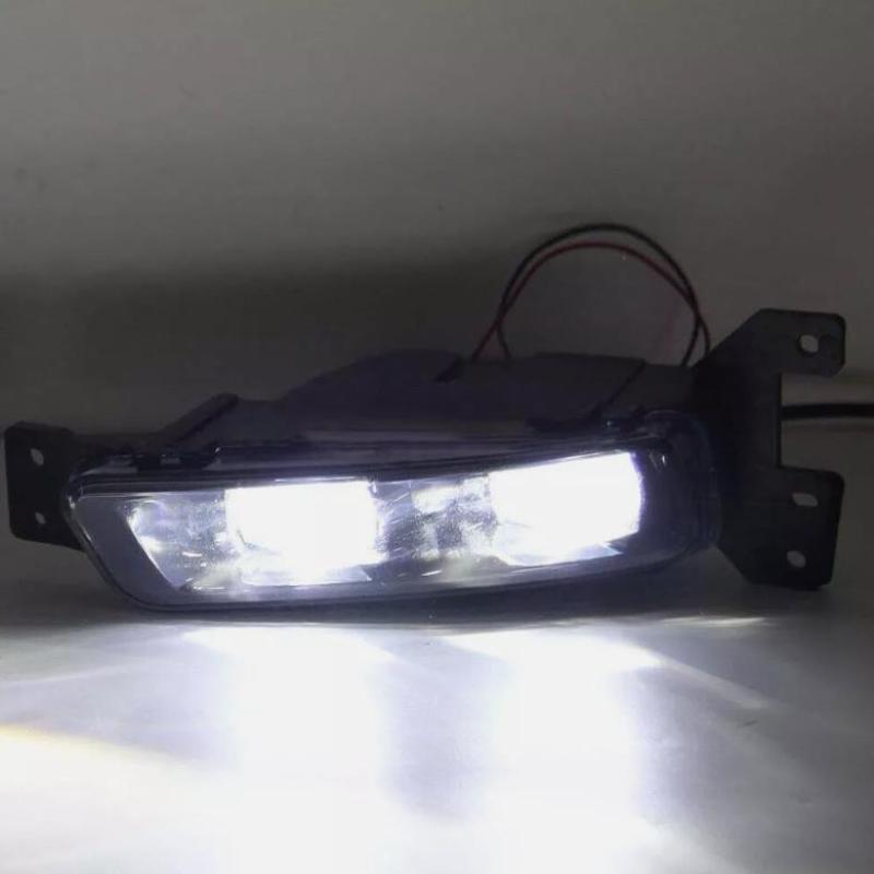 Front Bumper LED Fog Light Lamp w/ Cover Bezel for Jeep Grand Cherokee 2017-2022