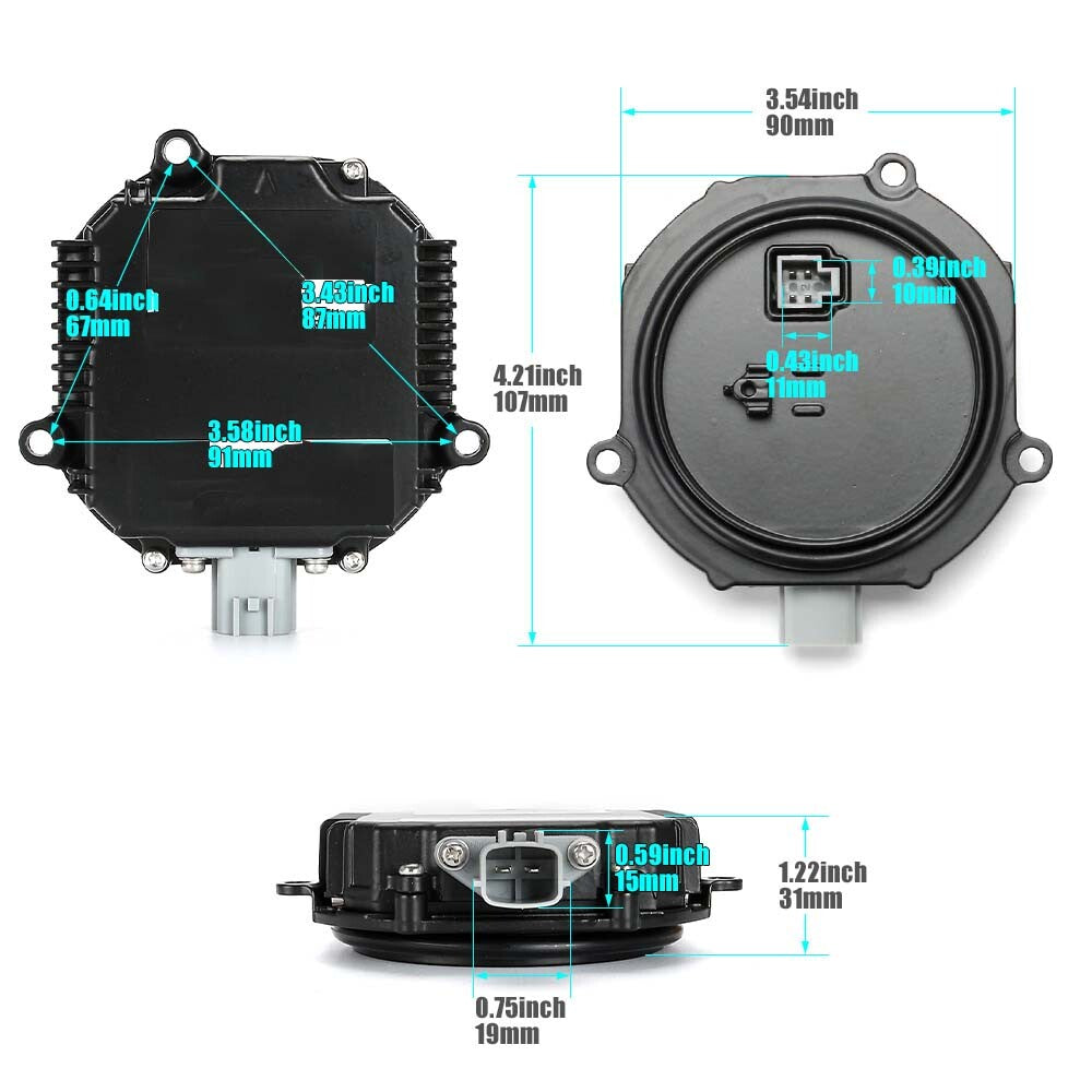 2003-2012 new Replacement Headlight Ballast Module for Infiniti FX35 FX45 FX37 1x
