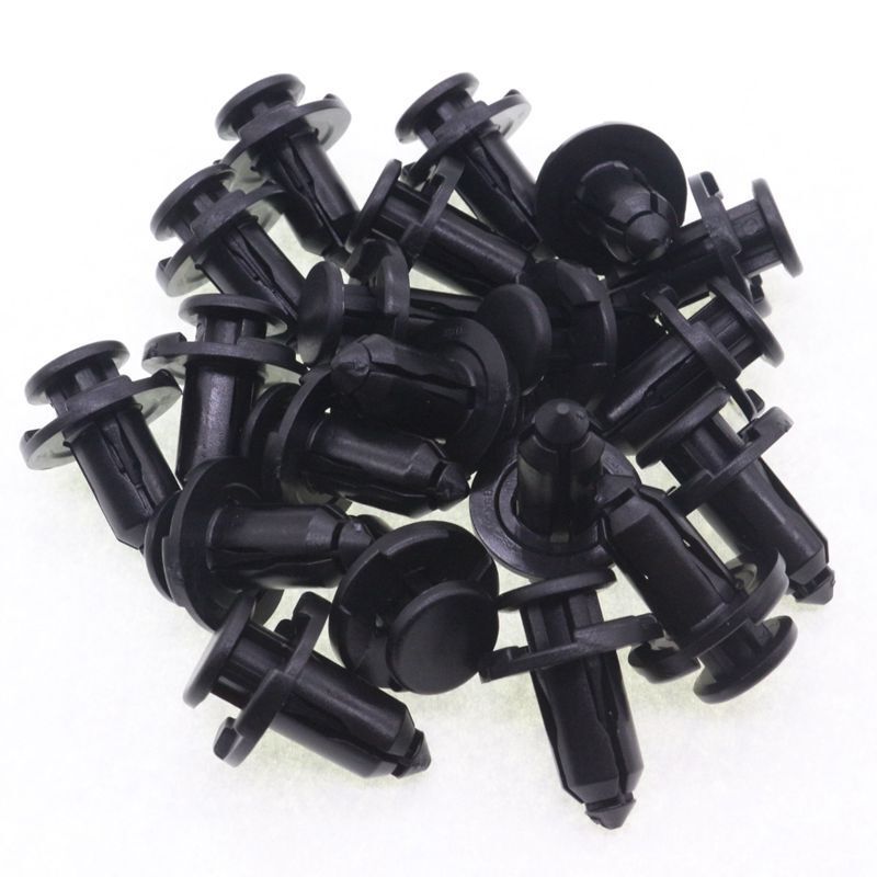 15 bumper, hood, fender, and grille clips with 10mm holes for Subaru 909140007