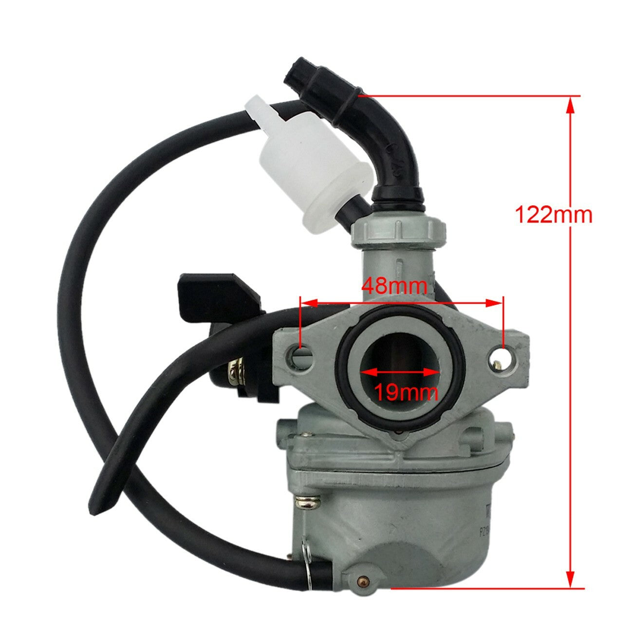 Molkt 19mm carburetor and air filter for Tao Tao DB14 110cc all-terrain vehicle and 70cc pit bike SunL