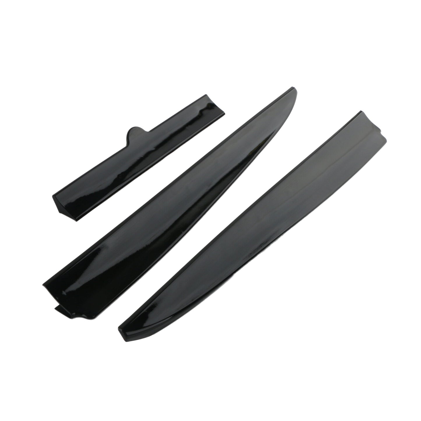 Black universal adjustable trunk lip boiler roof tailgate suitable for cars and sedans