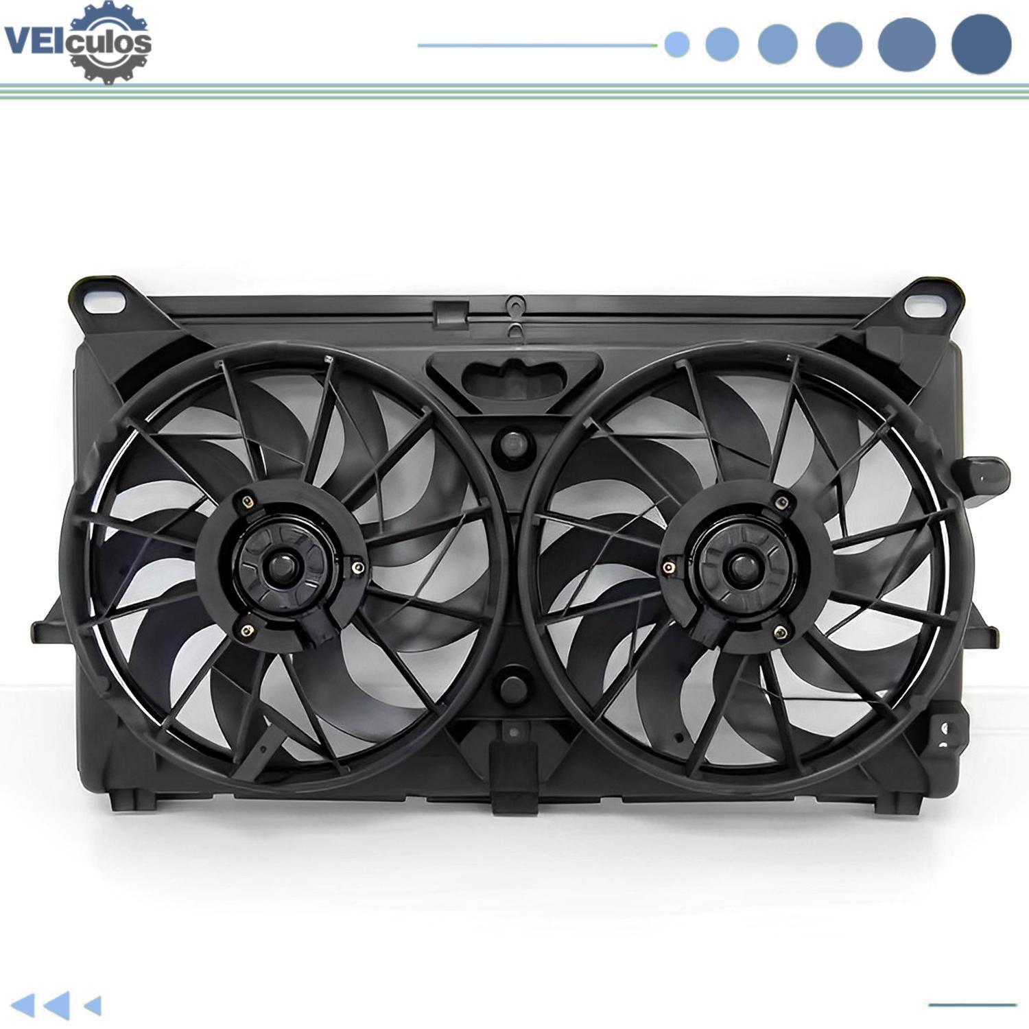 AC Condenser Radiator Cooling Fan for GMC for Sierra for Chevy for Chevrolet Silverado 1500