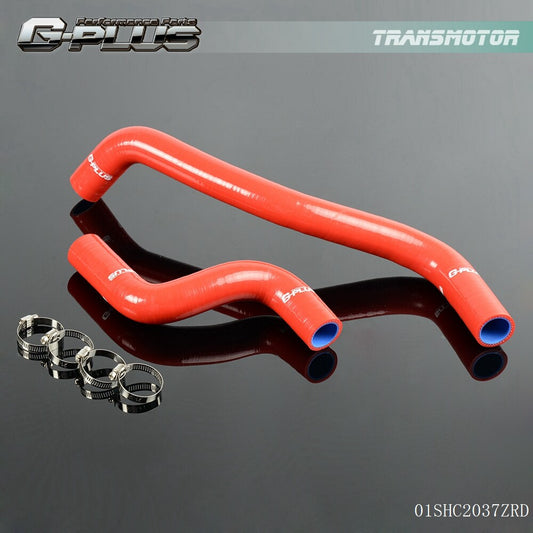 Silicone radiator hoses fit for Toyota Starlet EP82 Glanza GT Turbo 4E-FTE Red
