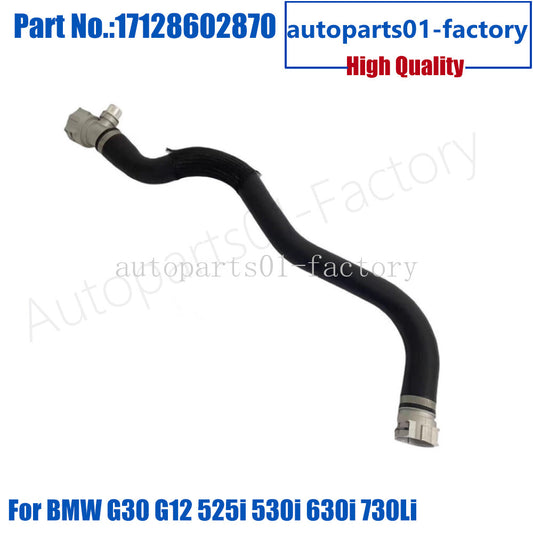 Rubber Upper Radiator Coolant Hose Aluminum for BMW G30 G12 525i 530i 630i 730Li
