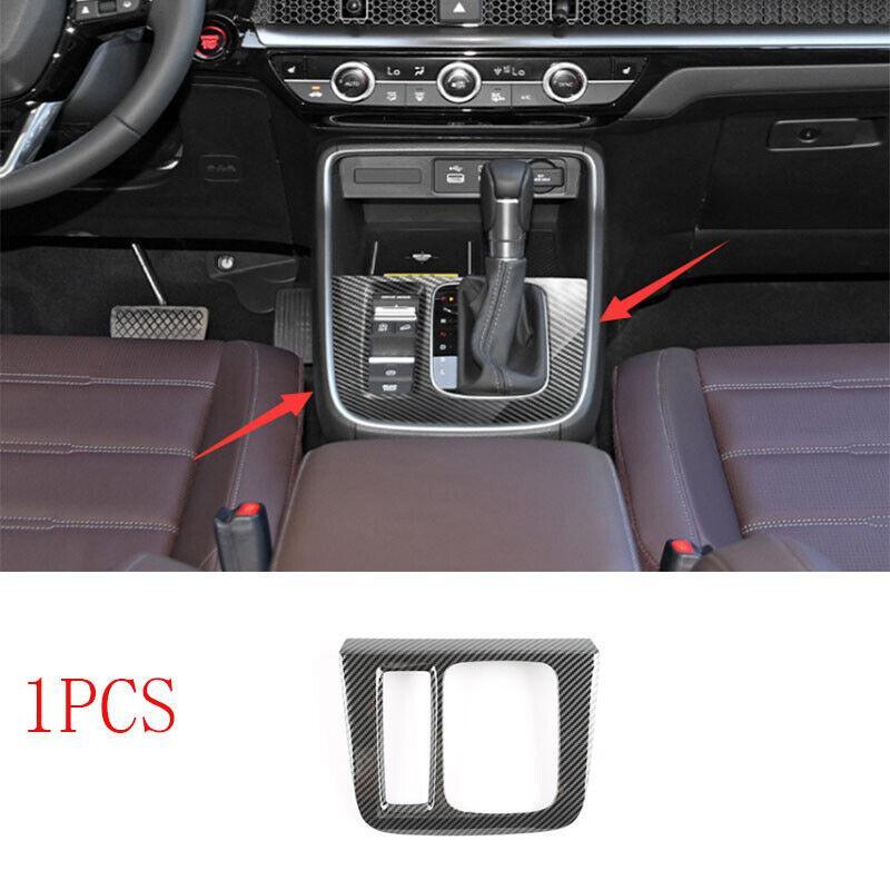 Carbon Fiber ABS Central Console Gear Shift Panel Trim Car for Honda CRV 2023