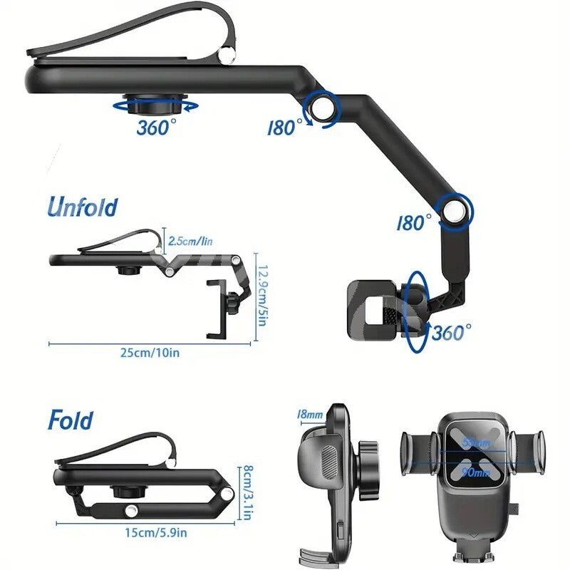 360¡ã Rotatable Car Phone Mount Holder For Cell Phone Samsung Galaxy Apple iPhone
