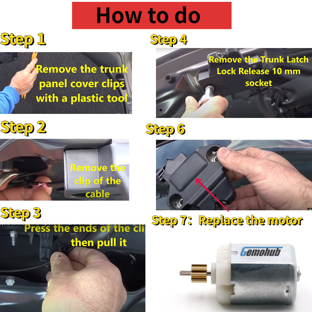 Trunk Hatch Lock Locking Motor for 08-2011 for Mazda Tribute 2009-2012 for Ford Escape