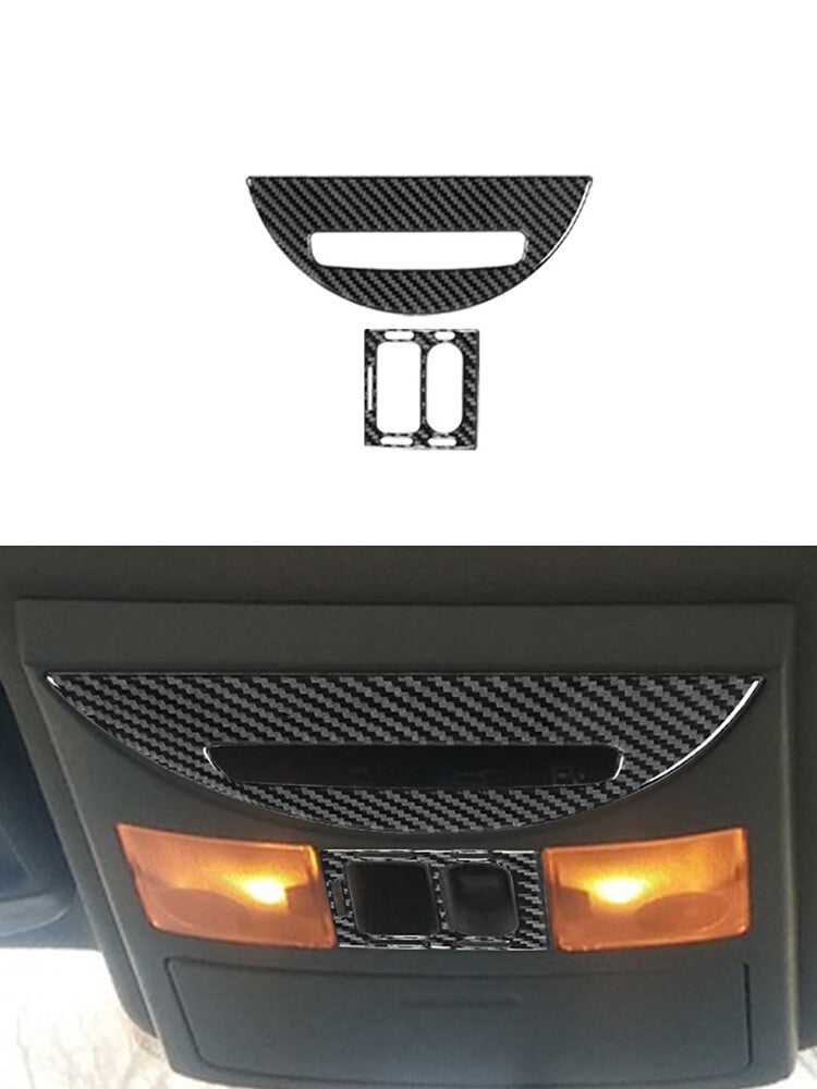 Reading Light Control Panel Trim Cover Carbon Fiber for Nissan Quest 2004-2006