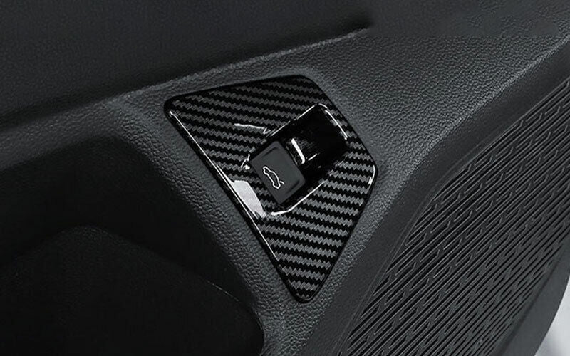 for Volkswagen for Jetta Mk7 2019-2022 Carbon Fiber Tailgate Rear Door Switch Trim