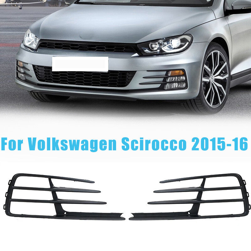 Car Front Bumper Fog Light Lamp Grill Cover for VW for Volkswagen Scirocco 2015-16