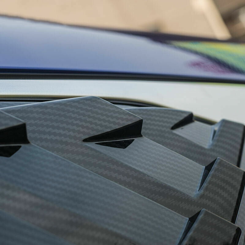 2P for Honda Accord 2018-2021 Side Vents Window Louver Shield Molding Cover Trim