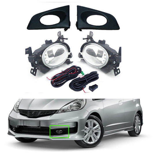 for HONDA JAZZ/FIT GE6 GE8 2009 2010 2011 1 Set Front Fog Light Fog Lamp Grille