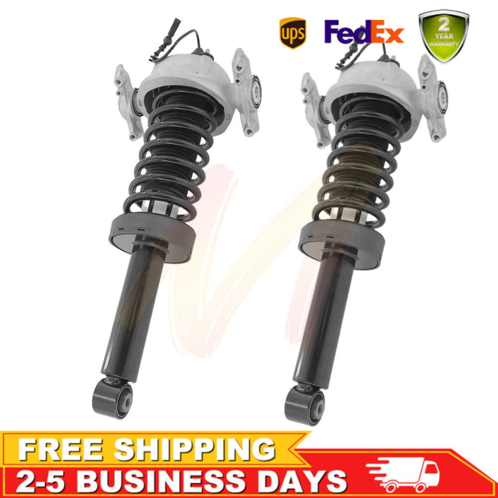 2X Rear Shock Struts Assys PASM for Porsche for Cayenne 958 for VW Touareg 2011-2018