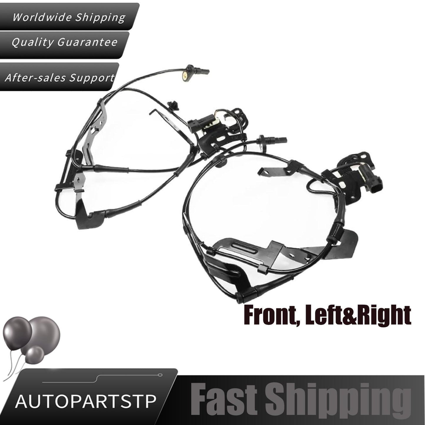 2x ABS Wheel Speed Sensor Front DB392C205BD DB392C204BD for Ford Ranger 2.0 2.2