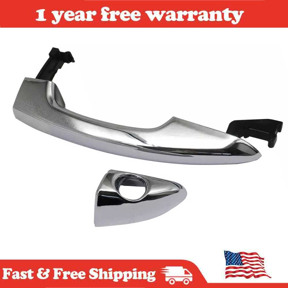 Front Driver Side Outside Door Handle w/ Keyhole for Hyundai Sonata 2015-2019