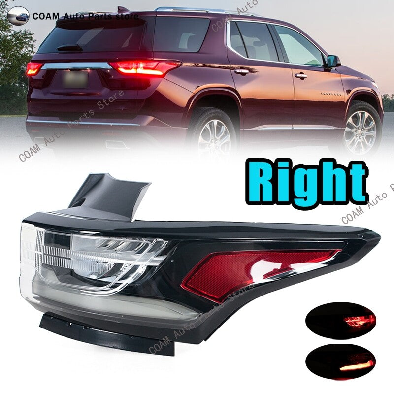 Right LED taillight assembly for Chevrolet Traverse 2018 - 2020 turn signal