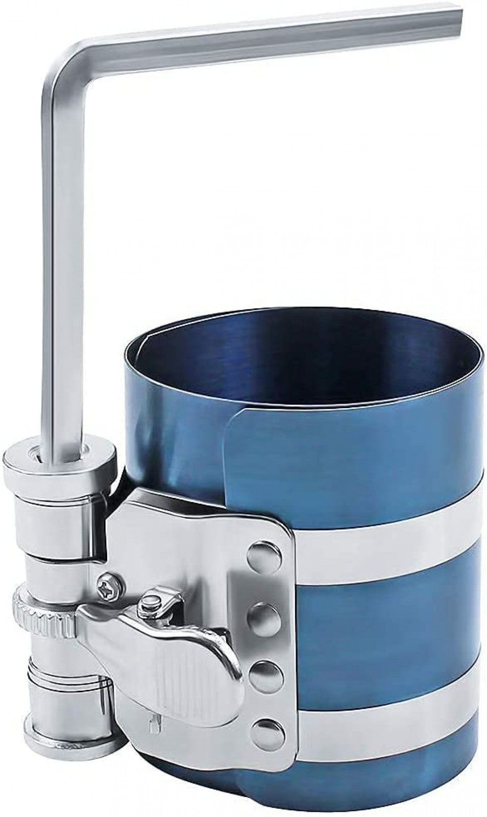 3¡± Piston Ring Compressor,Adjustable Ratchet Piston Installer Tool Removal Tool