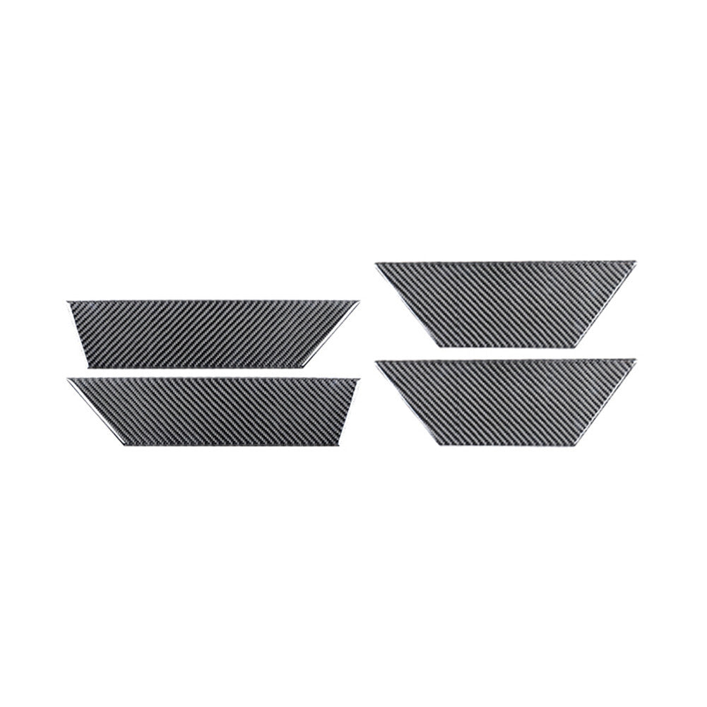 4x carbon fiber door speaker trim for Porsche Taycan 2019-2022