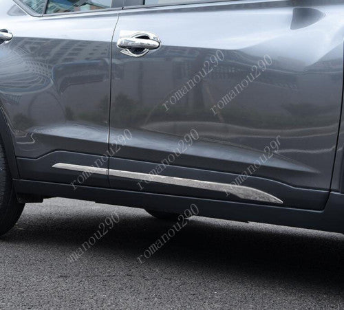 Stainless Chrome Side Door Body Molding Cover Trim for Nissan Kicks 2017-2021