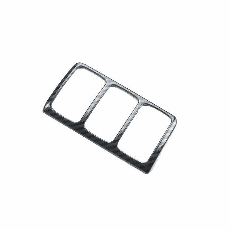 Headlight Button Frame Cover Trim for Honda Accord 2008-2013 Steel Carbon Fiber
