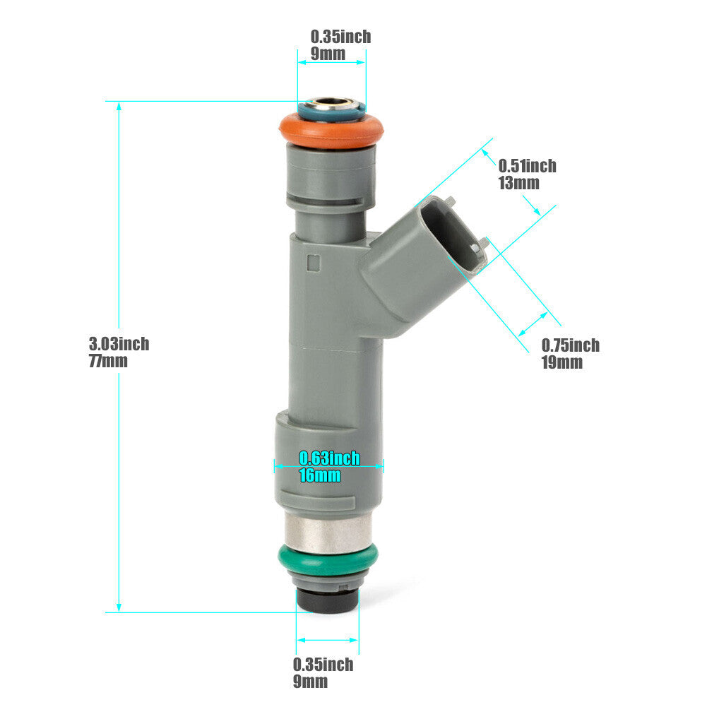 4Pcs for CHEVROLET HHR 2009-2011 MALIBU 2010-2012 New Fuel Injectors 12613163