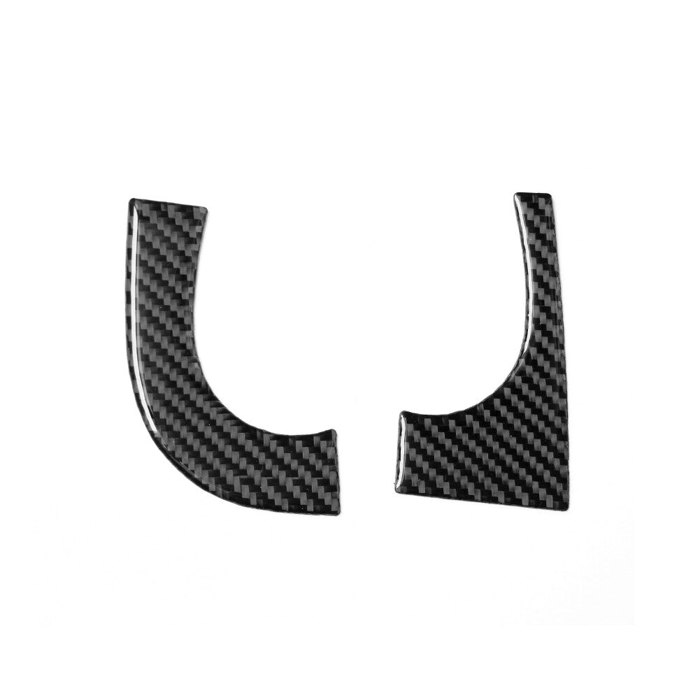 2Pcs Carbon Fiber Speedometer Accent Below Cover Trim for Infiniti FX 09-13/QX70