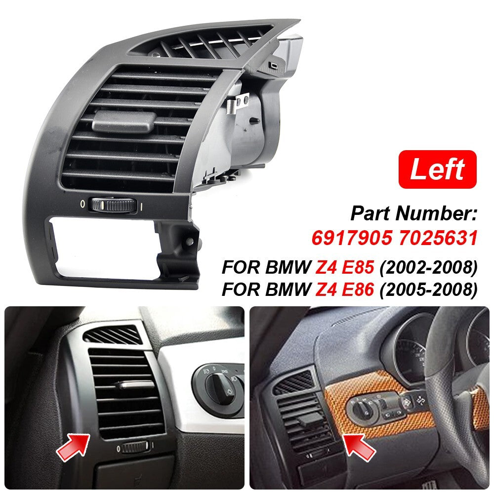 1pc Left Conditioing AC Vent Grille Panel Cover for BMW E85 E86 Z4 Dashboard