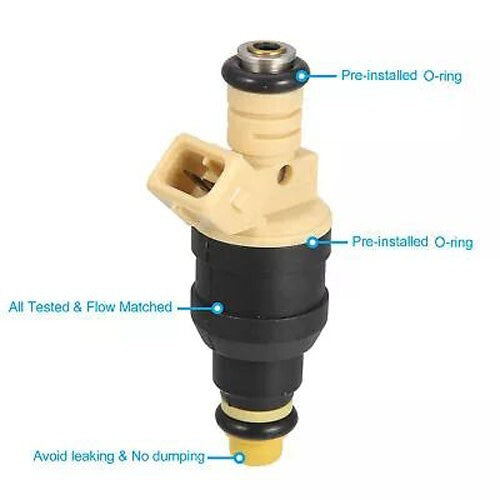 0280150955 4-piece fuel injector nozzle set for Volkswagen for Golf for Jetta 1993-2000 2.0L EA827