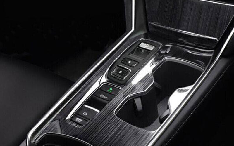 for Honda Accord Hybrid 18-2022 Black steel Gear Shift Panel Frame Cover Trim 2X