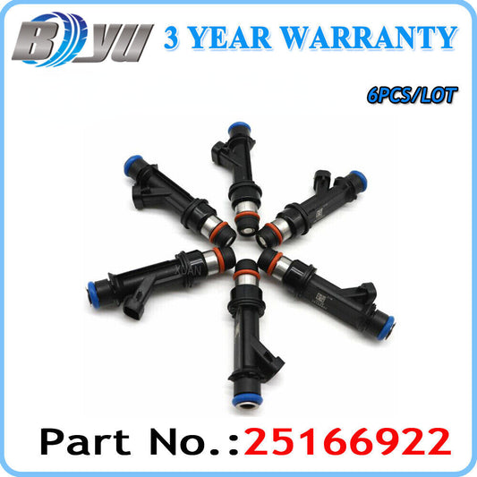 6x Fuel Injector for Isuzu Rodeo for Honda Passport for Acura 3.2 3.5L V6 25166922