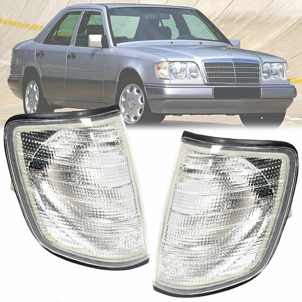 Corner light parking turn signal for 1985-1995 for Mercedes E-Class W124 (transparent)