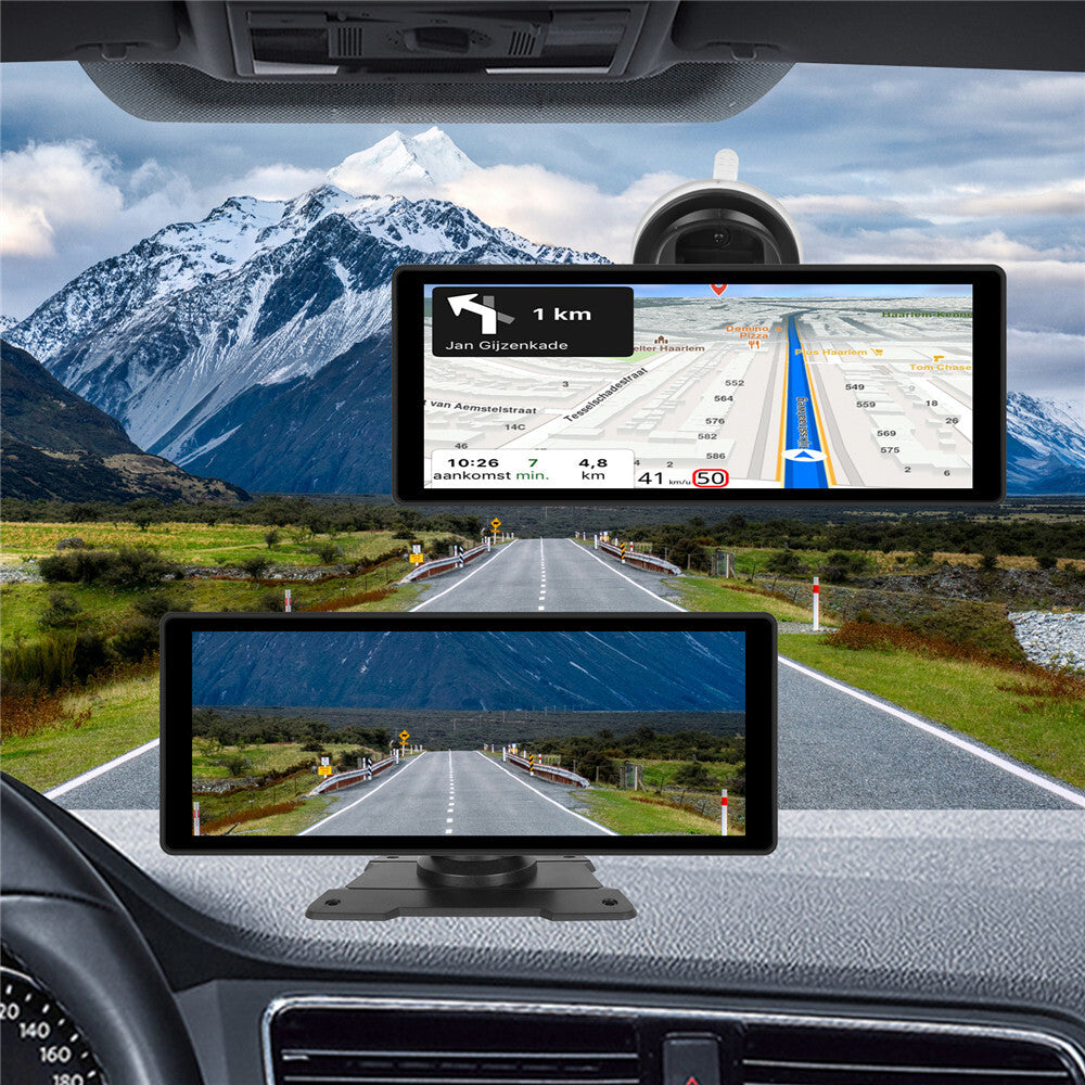 Car Stereo Radio WIFI Bluetooth Touch Screen Multimedia Player W/4LED Camera Kit