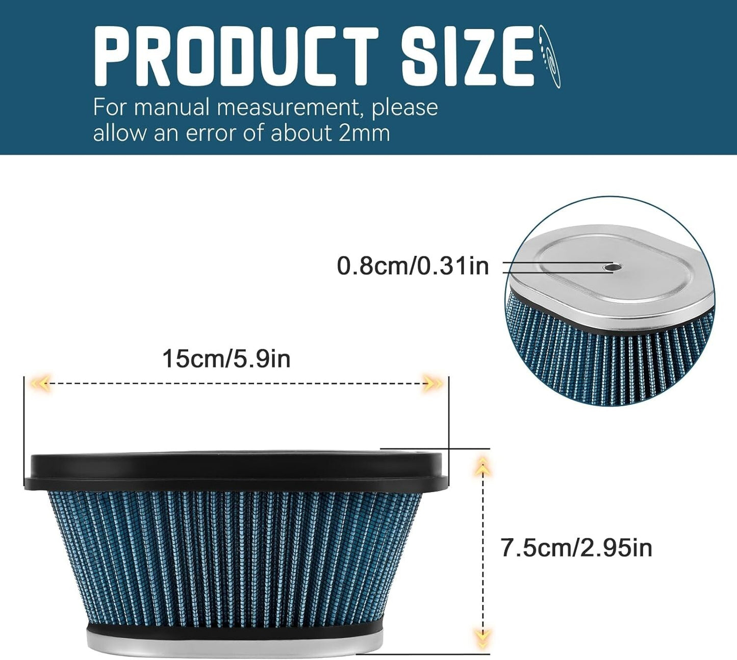 Air Filter for Yamaha Blaster 200/Breeze Grizzly 125/ 125 2502XJ144510000