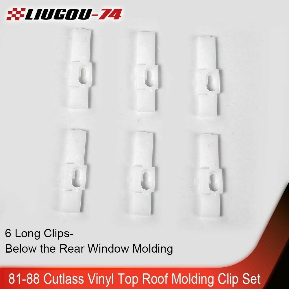 28X Fits 1981-1988 Cutlass Top Roof Molded Decorative Fixing Clips