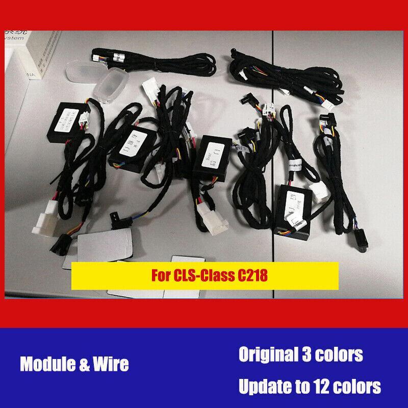 3 color update to 12 colors ambient light set Car for Mercedes-Benz CLS W218