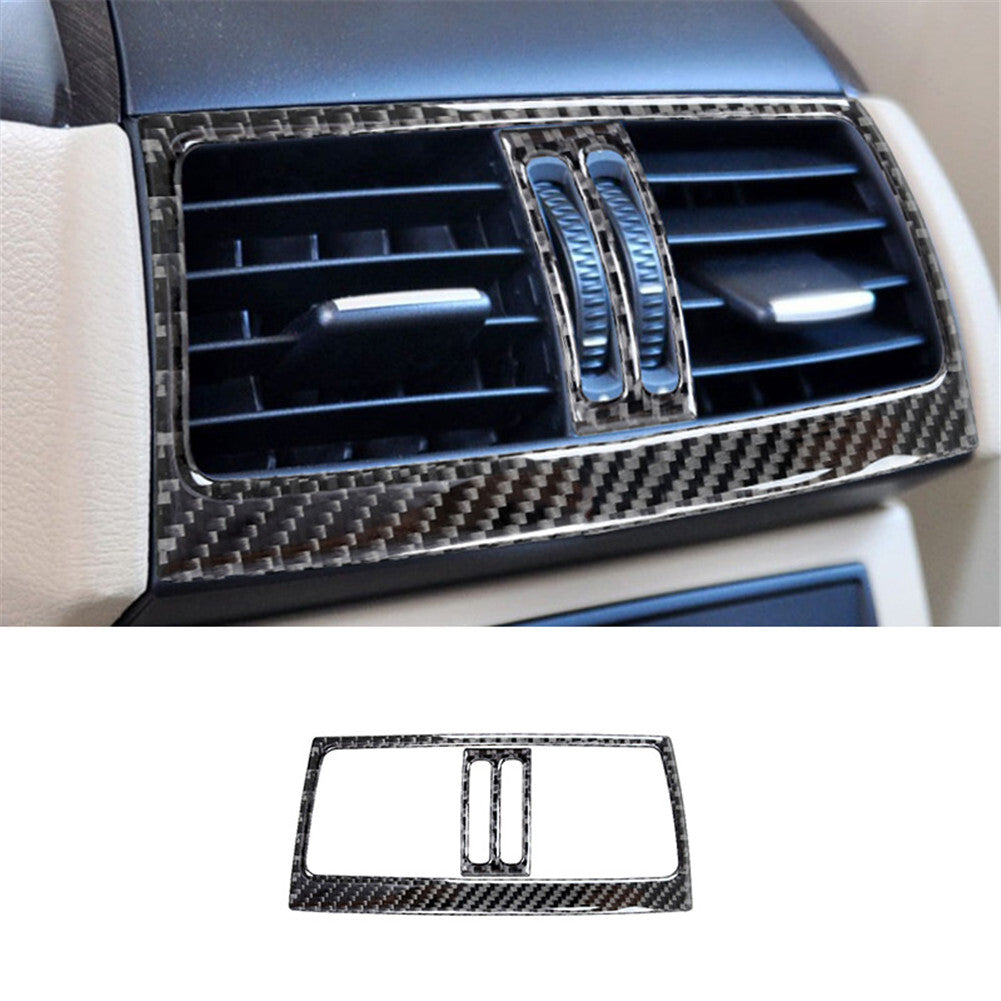 Carbon Fiber Rear Vent Outlet Cover Trim for BMW X5 E70 X6 E71 2008-2013 Type B