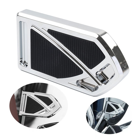 CNC Large Brake Pedal Pad Cover Fit for Harley Touring Street Road Glide Softail FL